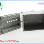 ABS plastic din rail enclosurepedal case electronics enclosure plastic project case 7