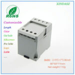 Plastic box din rail enclosure for pcb housing electronics enclosure 5