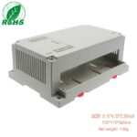 XDI02-20 — Plastic DIN Rail Enclosure with Ventilation and Dual Red Locking Tabs 主图 2 8
