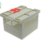 XDI02-27 — DIN Plastic Enclosure with Ventilation and Red Locking Tab 照片 570